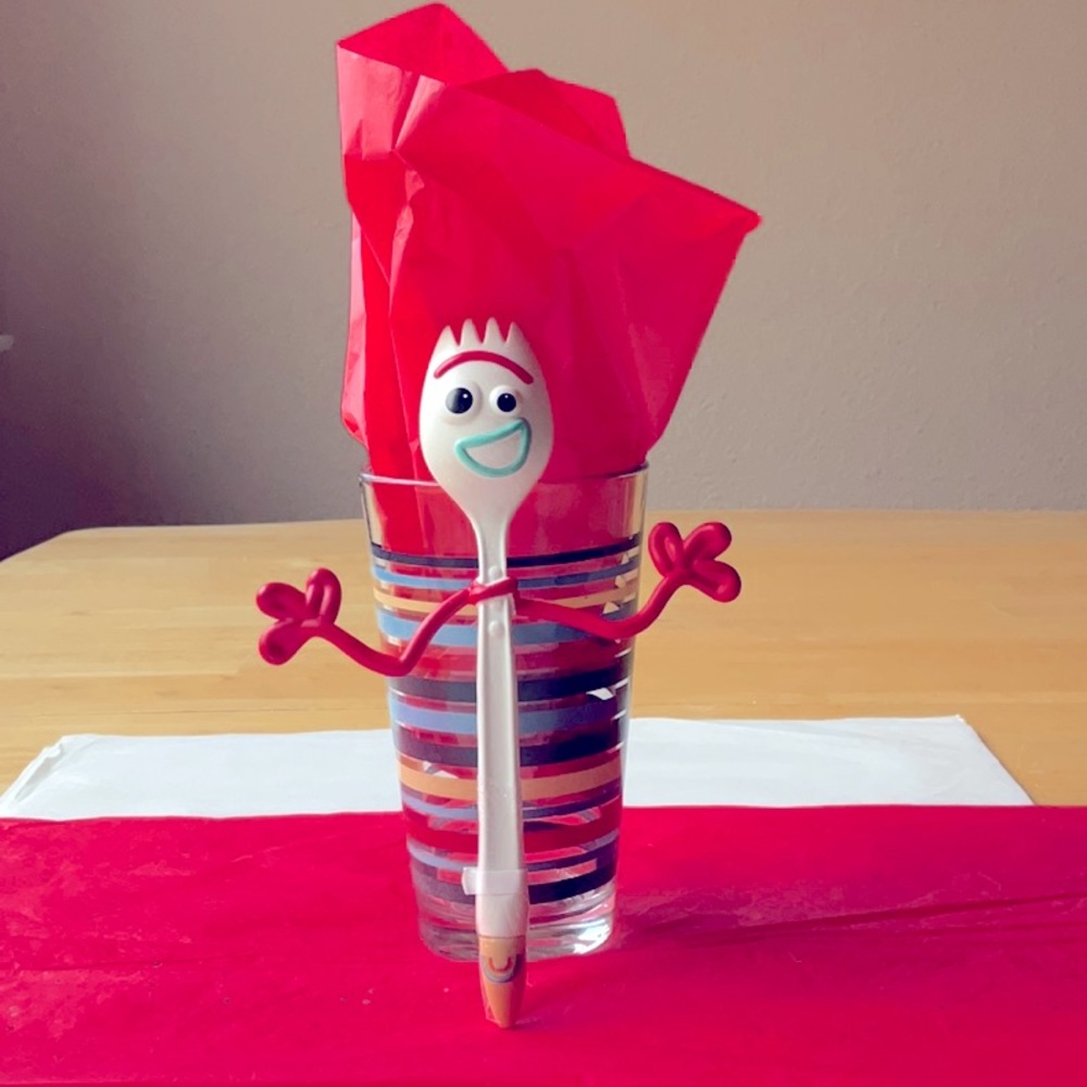 🍴 DISNEY TOY STORY FORKY PEN 🍴 NWOT 🍴